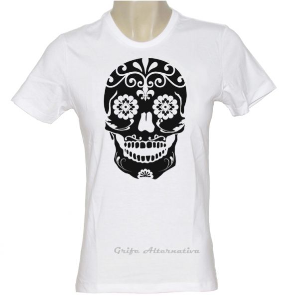 Baby Look Skull Black